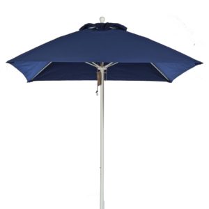 11' Square Commercial Fiberglass Umbrella